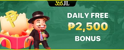 Daily Lucky ₱2,500 Reward promotion banner